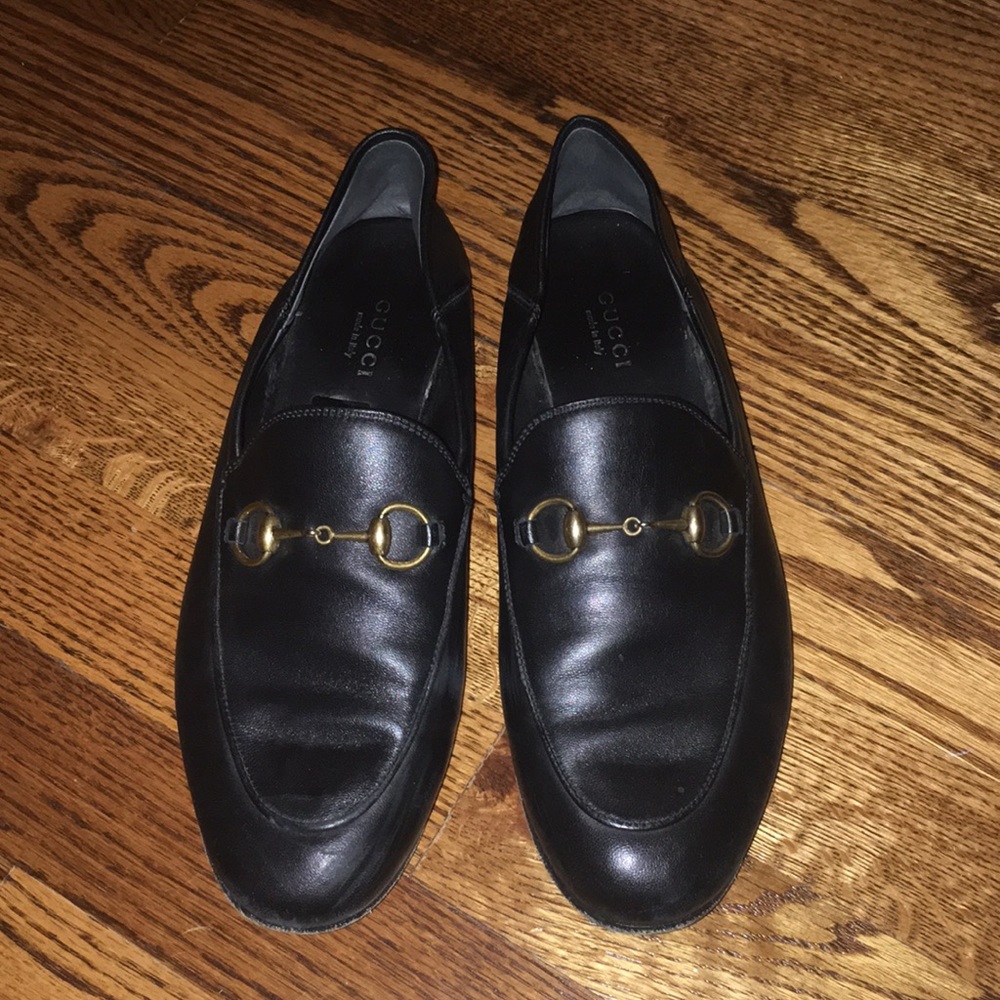 Gucci Brixton Leather Loafers